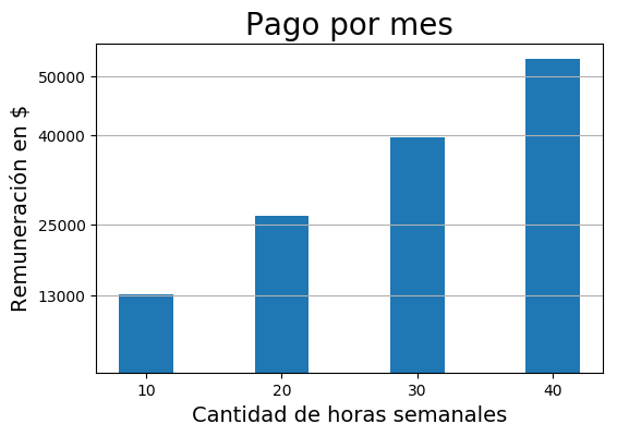 Remuneración mensual